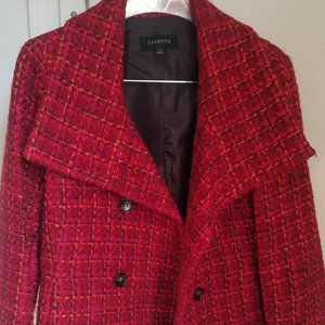 Wool tweed lined Talbots jacket size 2